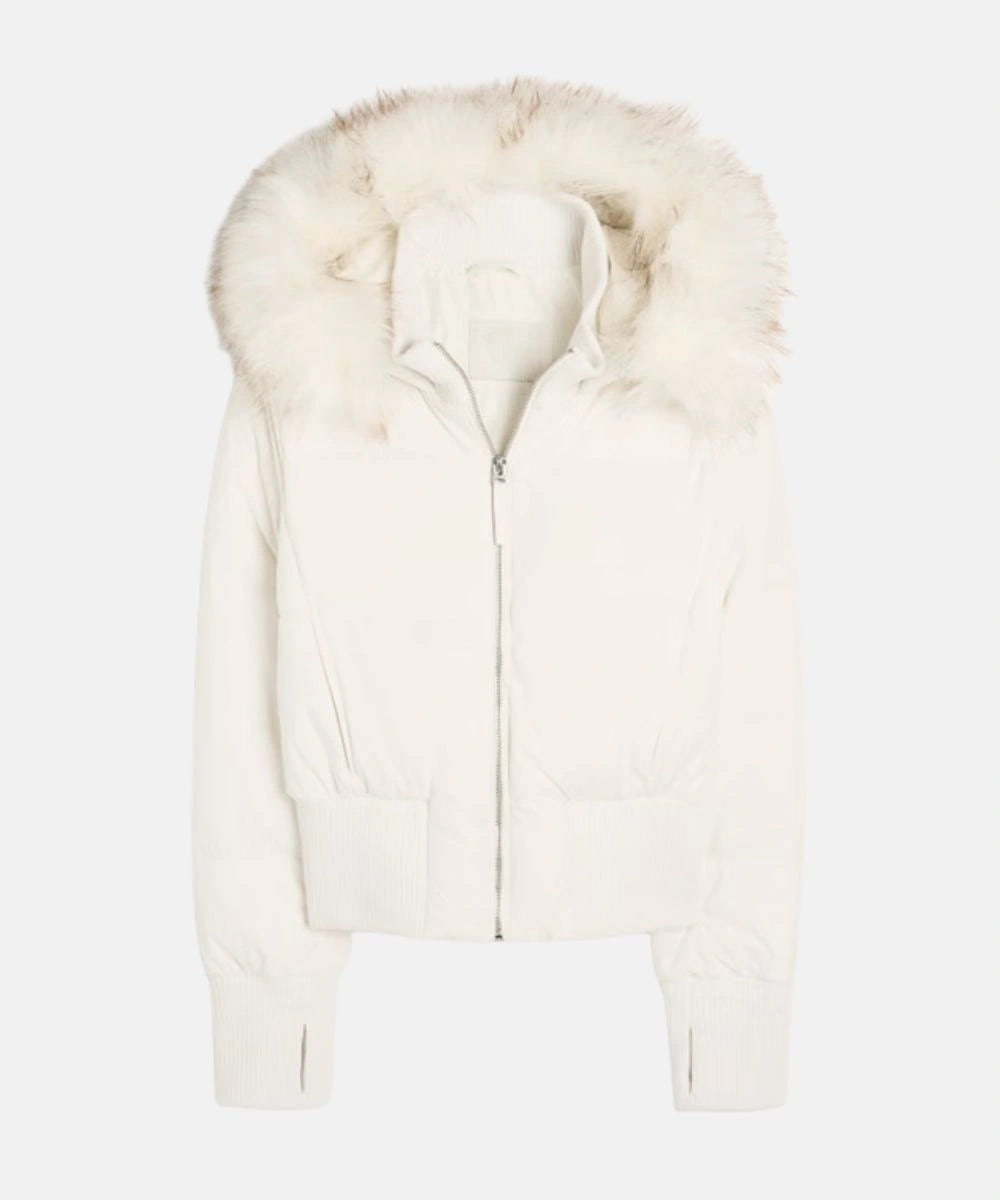 Damen Gesteppt Winterjacke mit Warm & Abnehmbarer Kapuze | Heidi-Mode