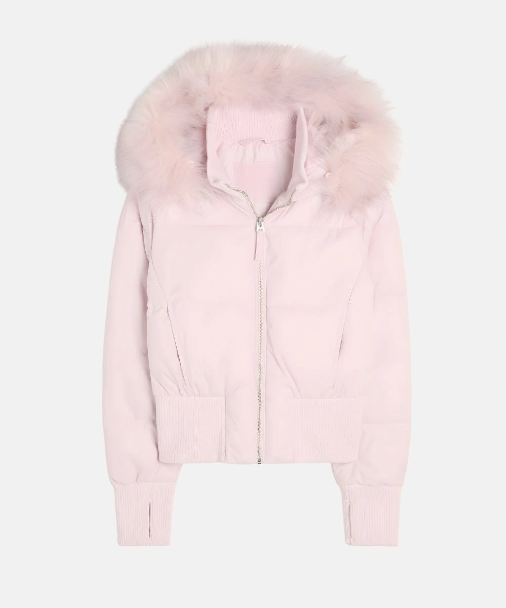 Damen Gesteppt Winterjacke mit Warm & Abnehmbarer Kapuze | Heidi-Mode