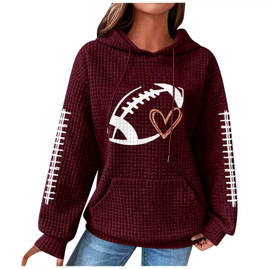 Heidi-Mode | Waffel Fußball Hoodie