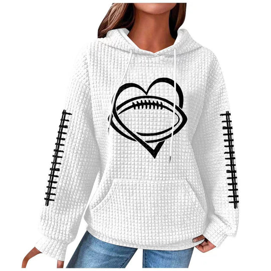 Heidi-Mode | Waffel Fußball Hoodie