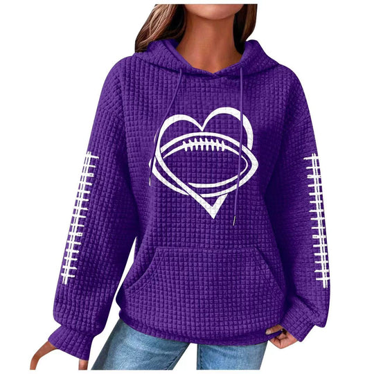 Heidi-Mode | Waffel Fußball Hoodie