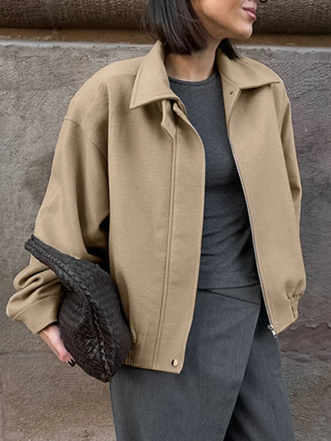 Heidi-Mode | Schlichtes Zip Polo Jacket