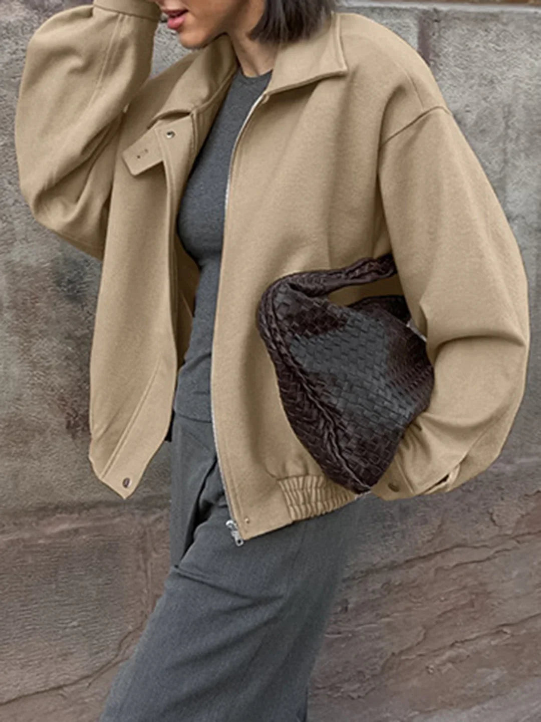 Heidi-Mode | Schlichtes Zip Polo Jacket