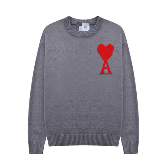 ✅ Heidi-Mode | Herzbestickter Damenpullover