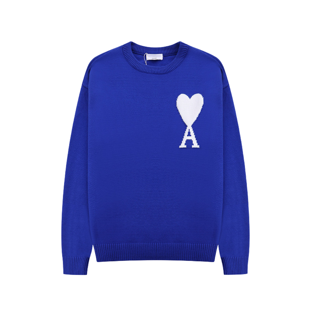 ✅ Heidi-Mode | Herzbestickter Damenpullover