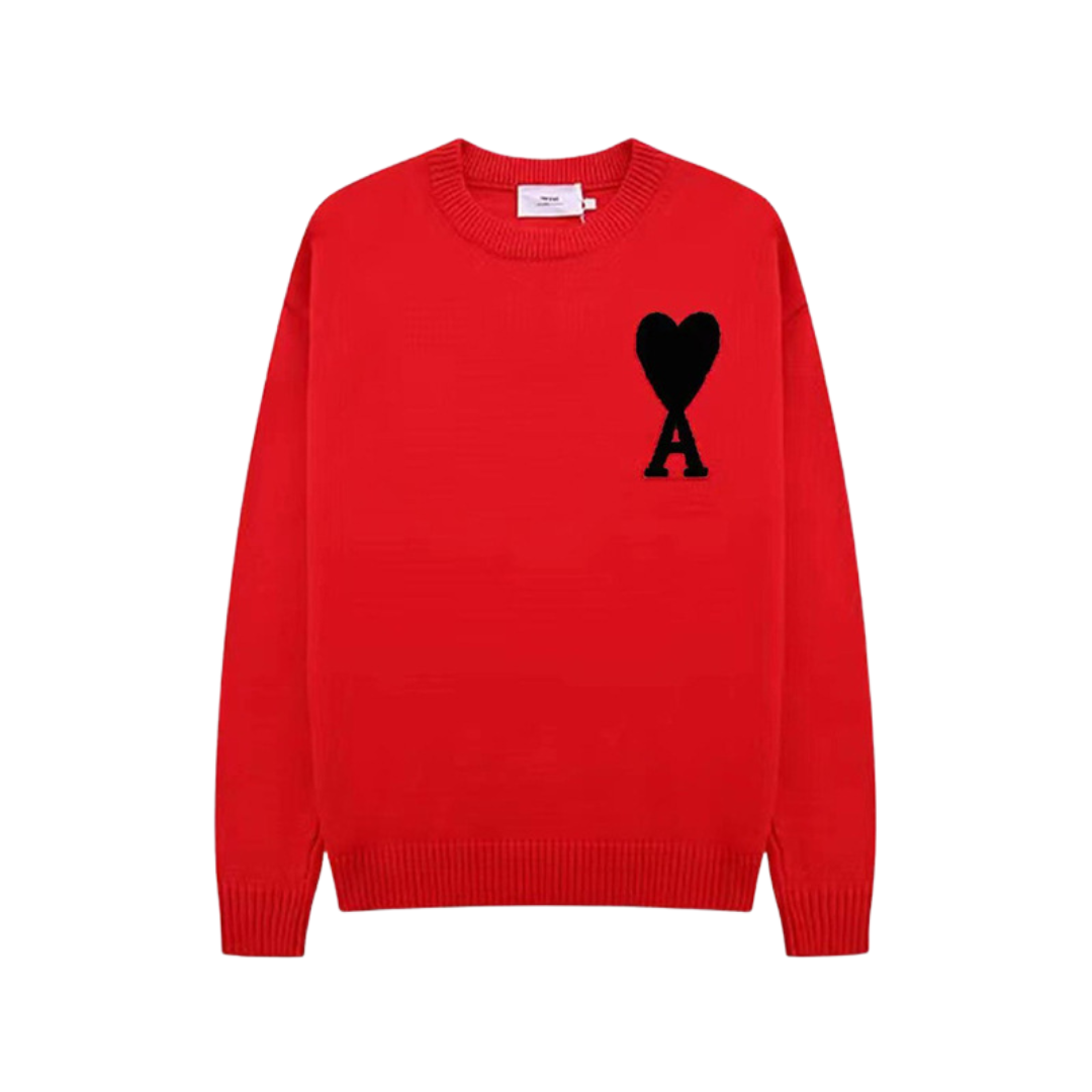✅ Heidi-Mode | Herzbestickter Damenpullover