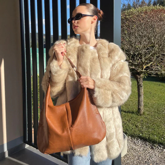 Heidi-Mode - Hobo-Tasche aus veganem