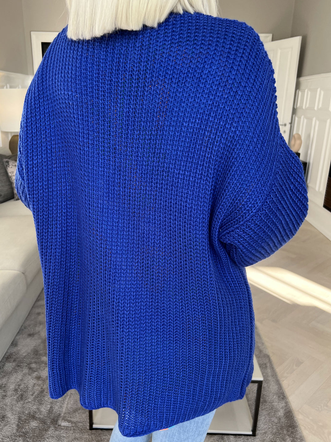 Heidi-Mode | Kurze Strickjacke mit Ballonärmeln