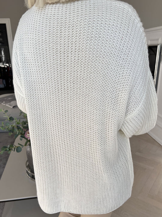 Heidi-Mode | Kurze Strickjacke mit Ballonärmeln