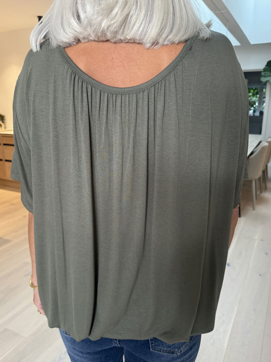 Heidi-Mode | Basic T-Shirt mit Gummizug