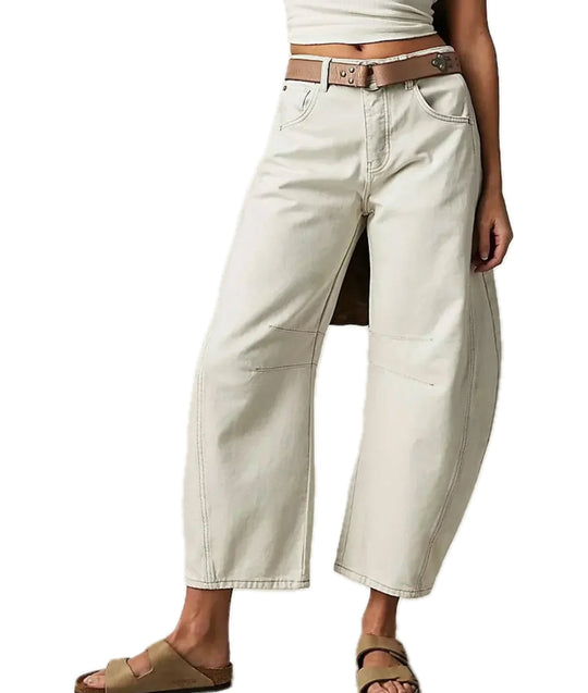 Heidi-Mode | Damen Casual Baggy Hosen Denim