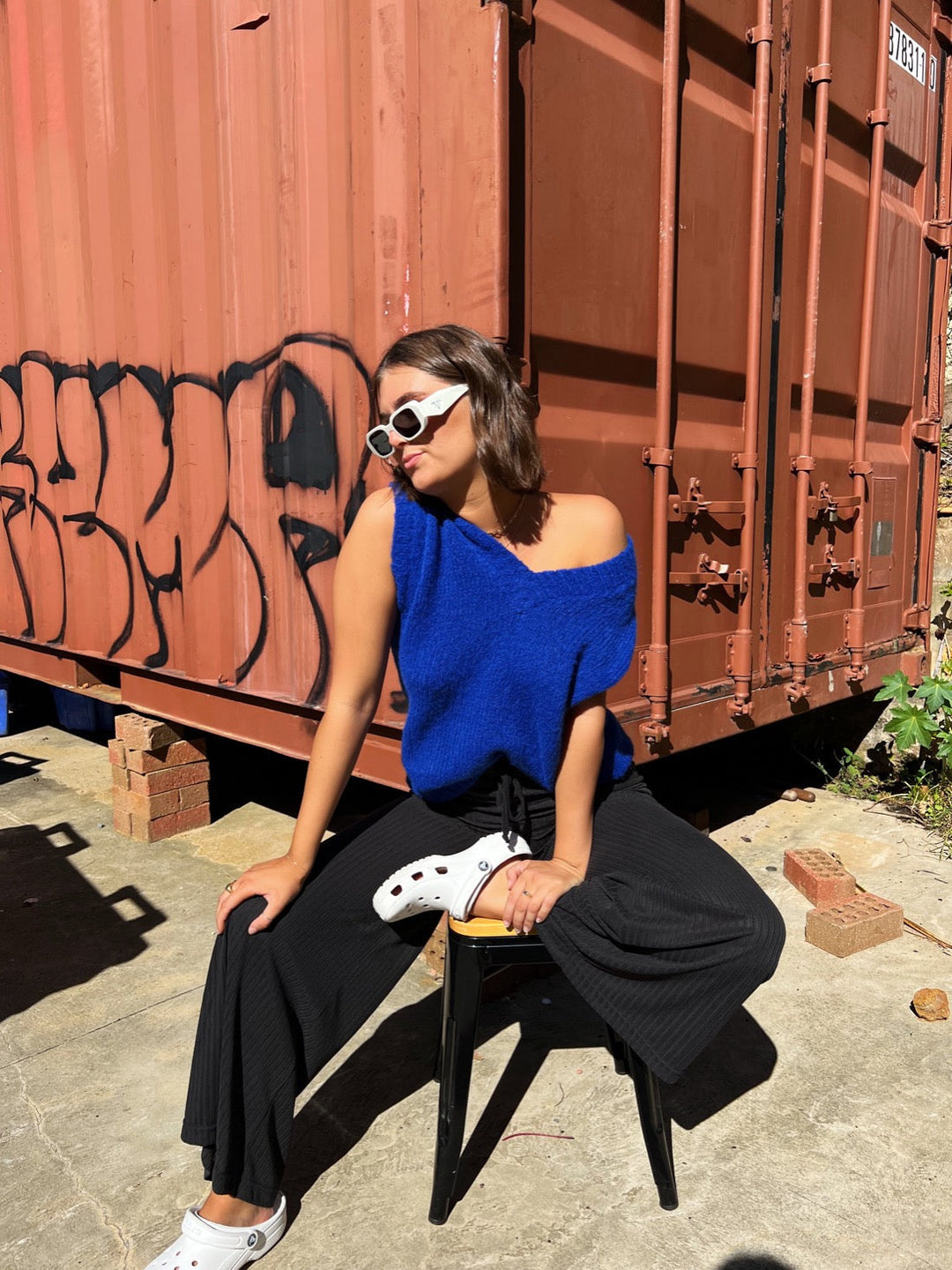 Heidi-Mode | Damen High Waist Hose Bequem