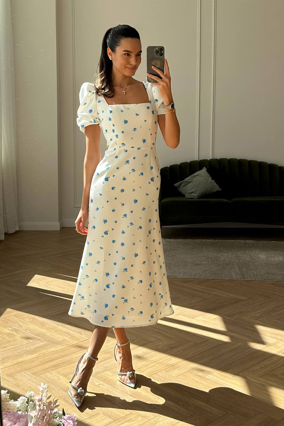 Heidi-Mode | Tee Party Midi Kleid