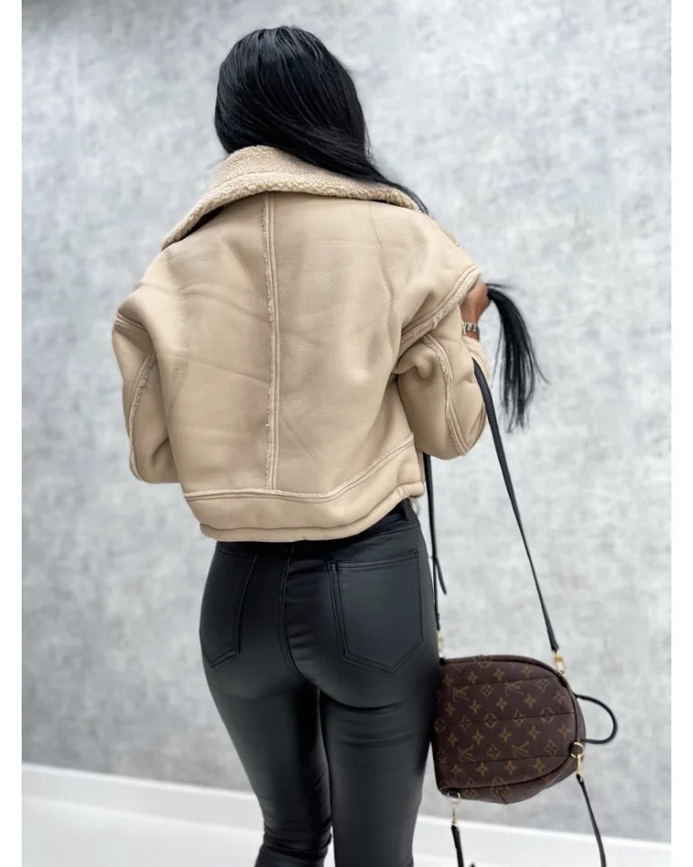Heidi-Mode | Biker Lederjacke Mit Fell Für Frauen Perfekt Für Heidi-Mode | Days