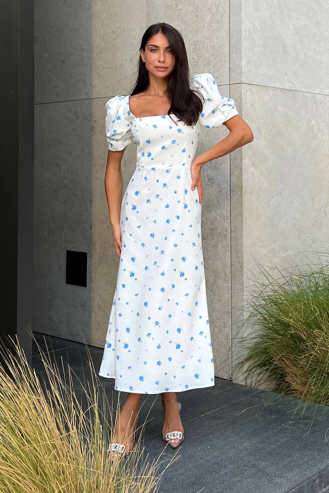 Heidi-Mode | Tee Party Midi Kleid