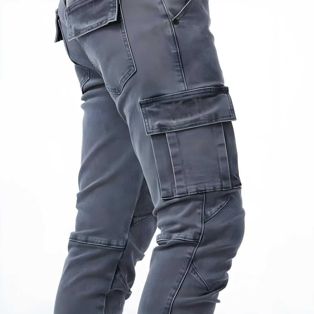 Heidi-Mode | Stretch Denim Cargo-Hose