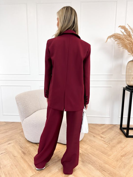 Heidi-Mode | Eleganter Bordeaux Blazer