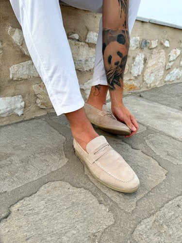 Leder-Loafer - Gio