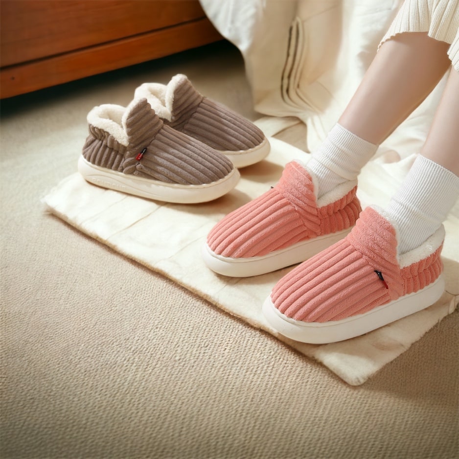 Heidi-Mode - Bequeme AirSteps Gemütliche Winterpantoffeln für Frauen