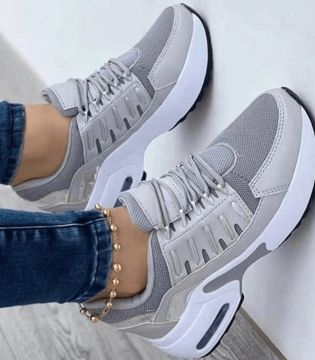Heidi-Mode | Damen Komfort Sneaker Rutschfest Leicht