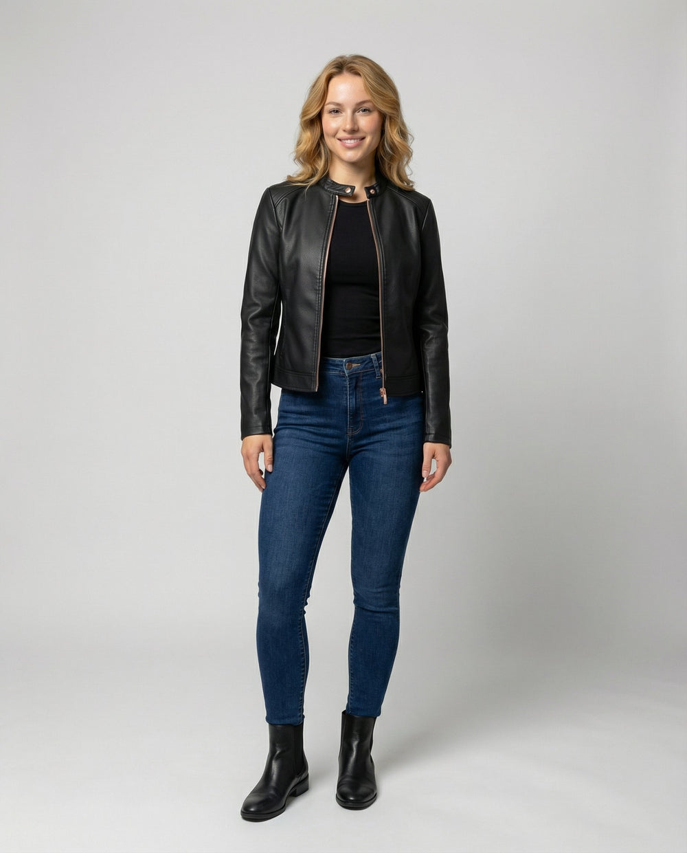 Elegante Lederjacke Damen | Heidi-Mode