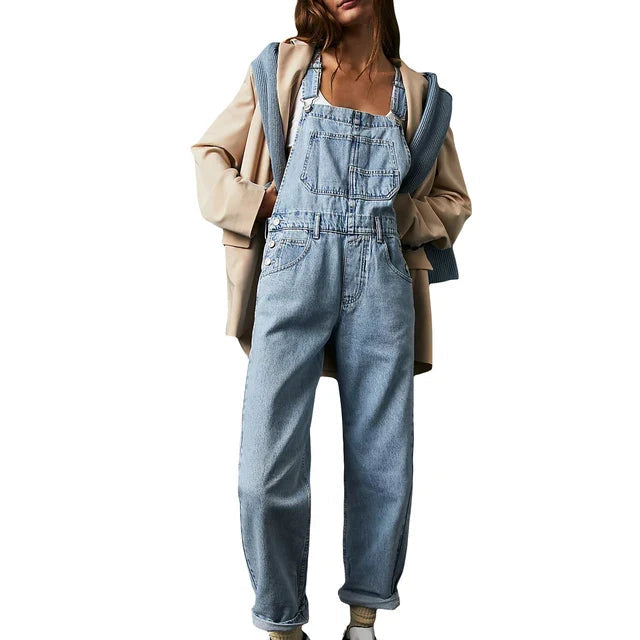 Heidi-Mode | Stilvoller Denim Overall mit Lässig Passform