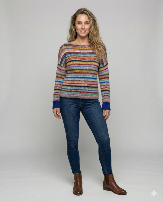 Damen Norwegerpullover mit Stilvollem Design & Gemütlicher Passform | Heidi-Mode