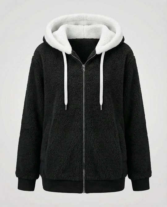 Übergroße Teddyjacke Damen | Heidi-Mode