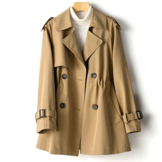 Heidi-Mode | stilvoller Revers-Trenchcoat