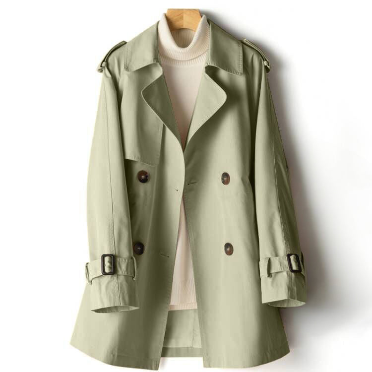 Heidi-Mode | Damen Lässig Trenchcoat