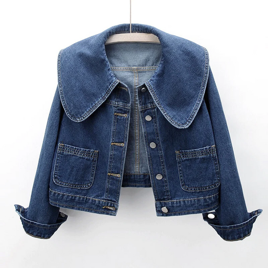 Denimjacke mit langen Ärmeln