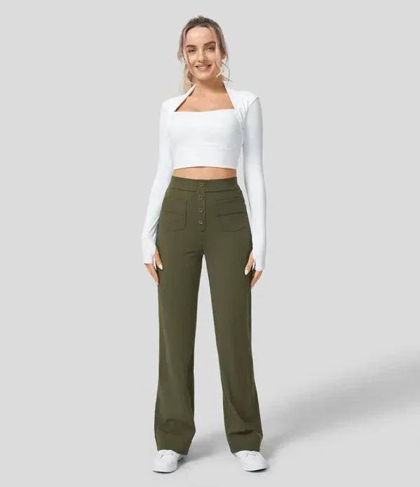 Heidi-Mode | Hochtaillierte Elastische Hose