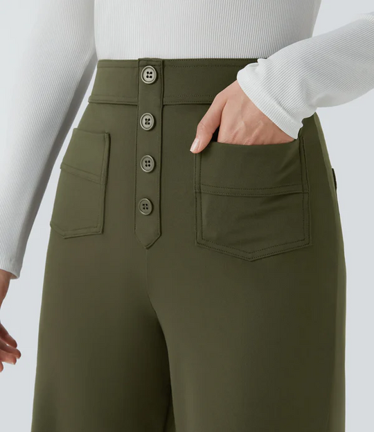 Heidi-Mode | Hochtaillierte Elastische Hose