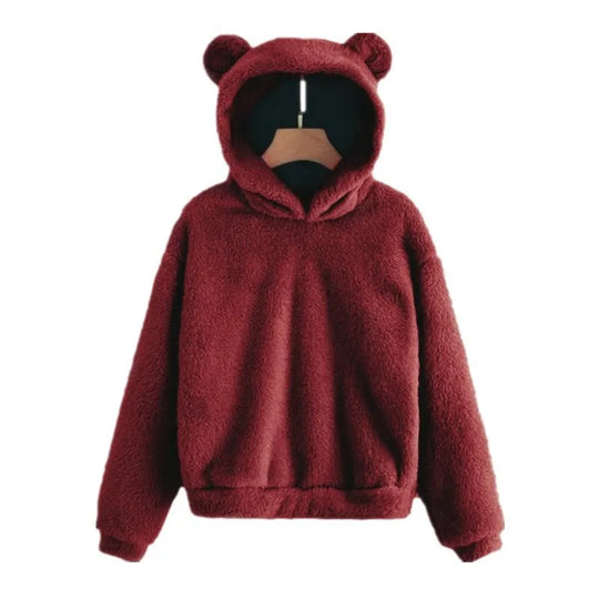 Heidi-Mode - Streetwear Herbst Stilvolle Bären Hoodie für Frauen