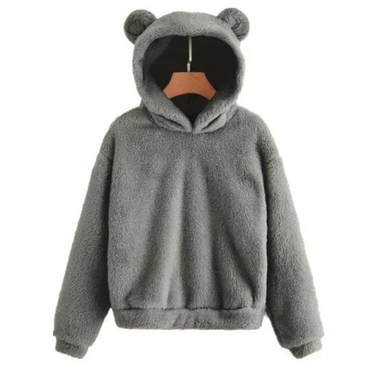 Heidi-Mode - Streetwear Herbst Stilvolle Bären Hoodie für Frauen