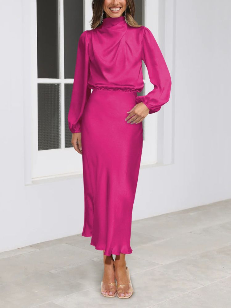 Heidi-Mode | Elegantes Langarmkleid