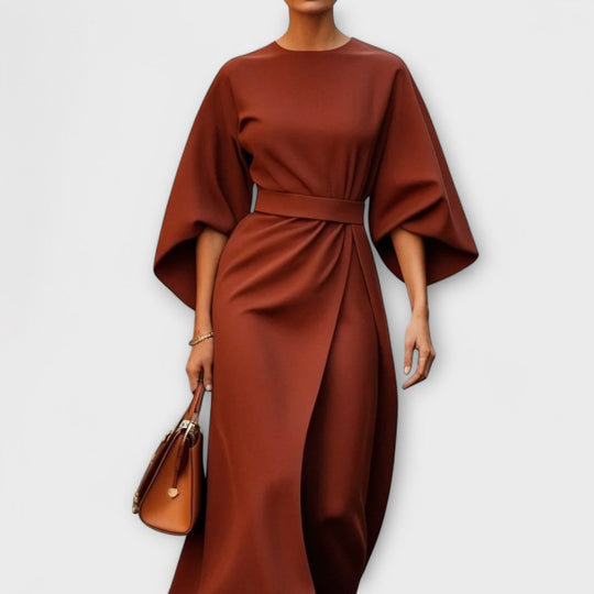 Heidi-Mode | Elegantes Damen Abendkleid Langarm