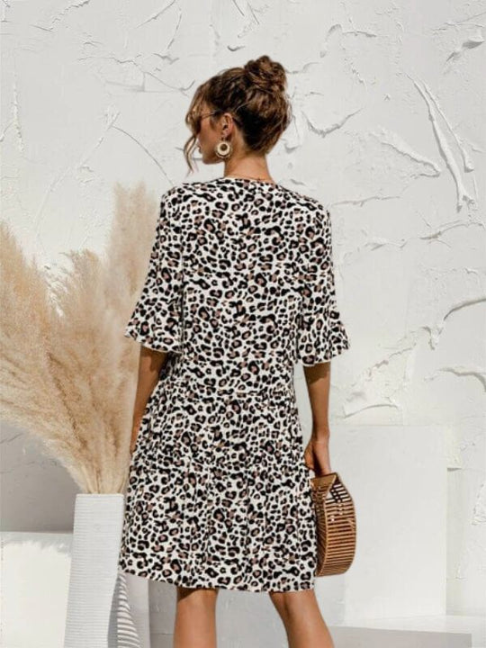 Heidi-Mode | Stilvolle Damenkleid mit Druck