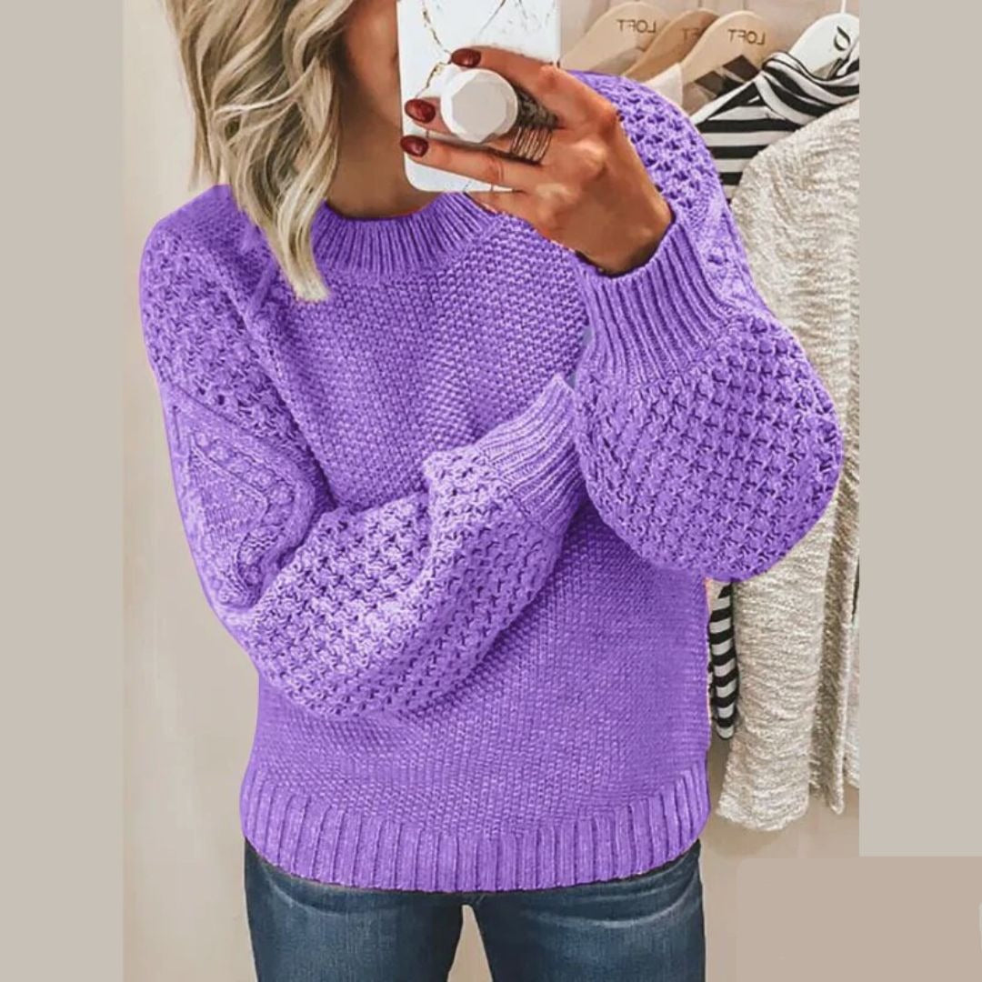 Eleganter Pullover mit vollem Ärmel