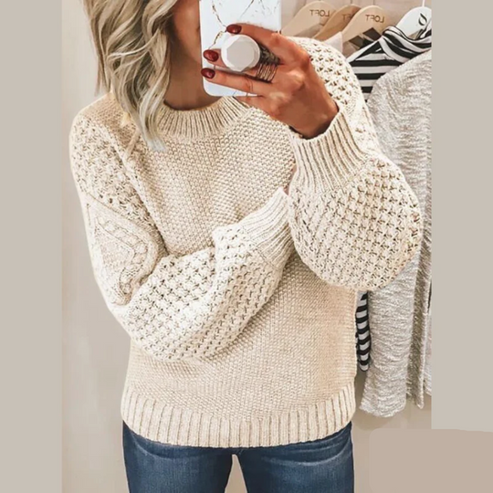 Eleganter Pullover mit vollem Ärmel