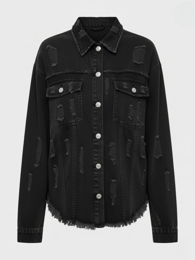 Heidi-Mode | Damenjacke Aus Jeans Elegant und Lässig Chic