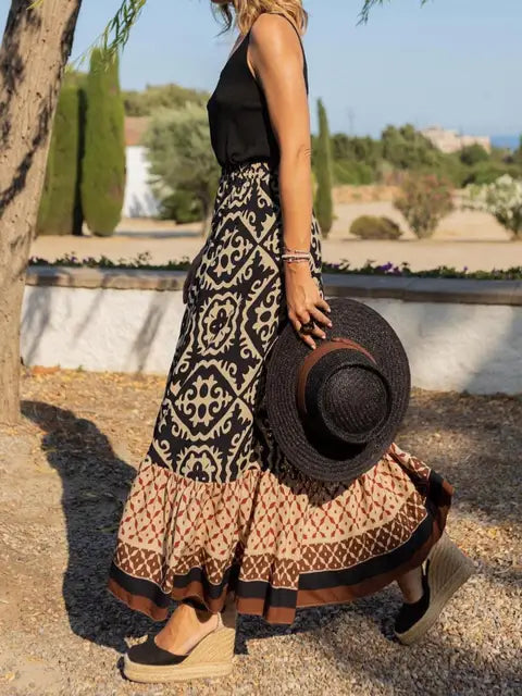 Heidi-Mode | Langer Sommerrock Im Retro Boho-Stil
