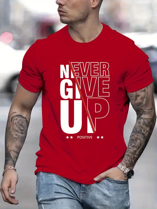 Heidi-Mode | Never Give up T-shirt