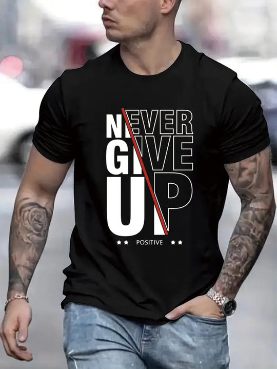 Heidi-Mode | Never Give up T-shirt
