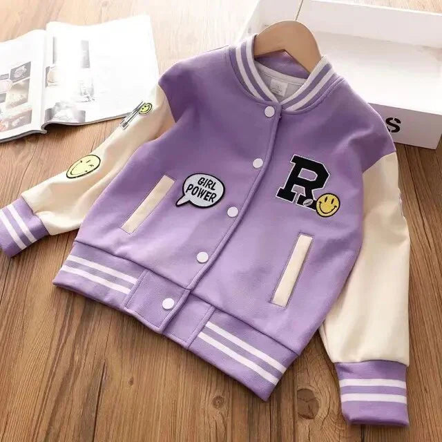Heidi-Mode | Stylische College-Jacke Für Mädchen