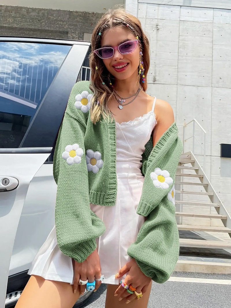 Heidi-Mode | Bestickte Weste mit Blumen