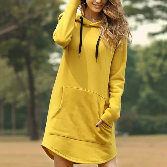 Heidi-Mode | Damen Lange Hoodie