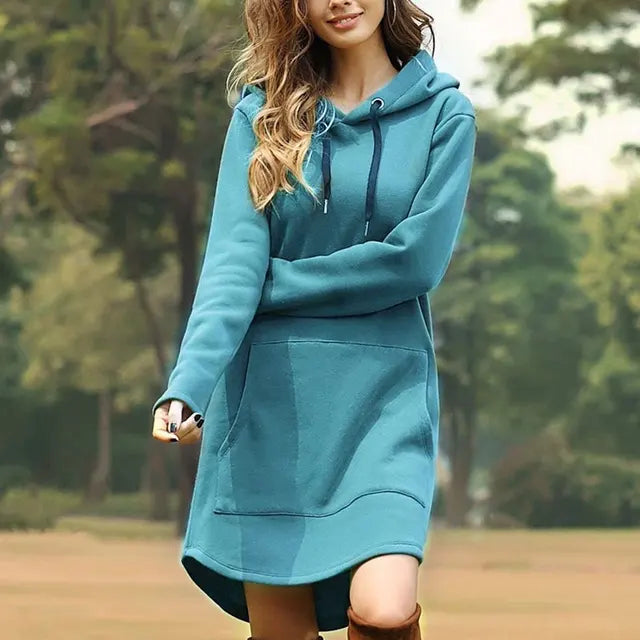 Heidi-Mode | Damen Lange Hoodie