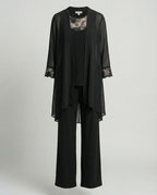 Damen Dreiteiliges Business-Set mit Blazer, Weste & Hose | Heidi-Mode