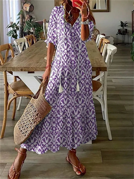 Heidi-Mode | Leichtes Sommer Damen Maxikleid